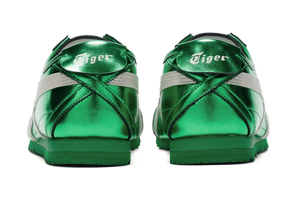 Tênis Onitsuka Tiger Mexico 66 SD Metallic Series Jade Cream Verde detalhe interno