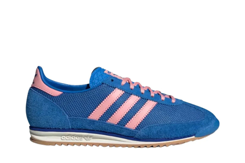Tênis Adidas SL 72 Og Bright Royal Pink Spark Azul vista lateral