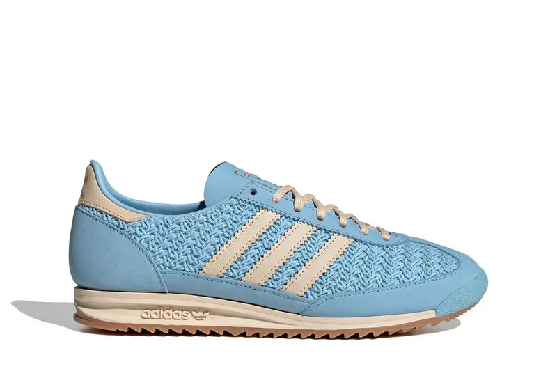 Tênis Adidas SL 72 OG Clear Sky Sand Strata Cream White Azul vista lateral