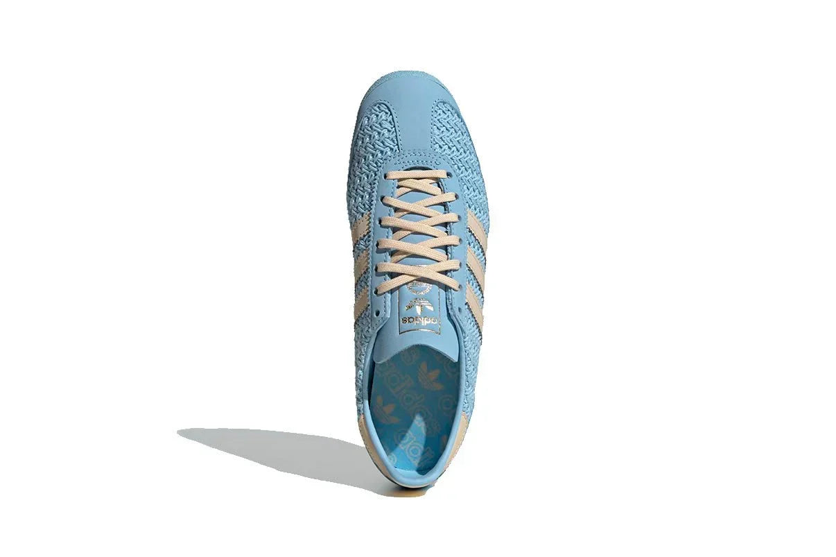 Tênis Adidas SL 72 OG Clear Sky Sand Strata Cream White Azul vista traseira