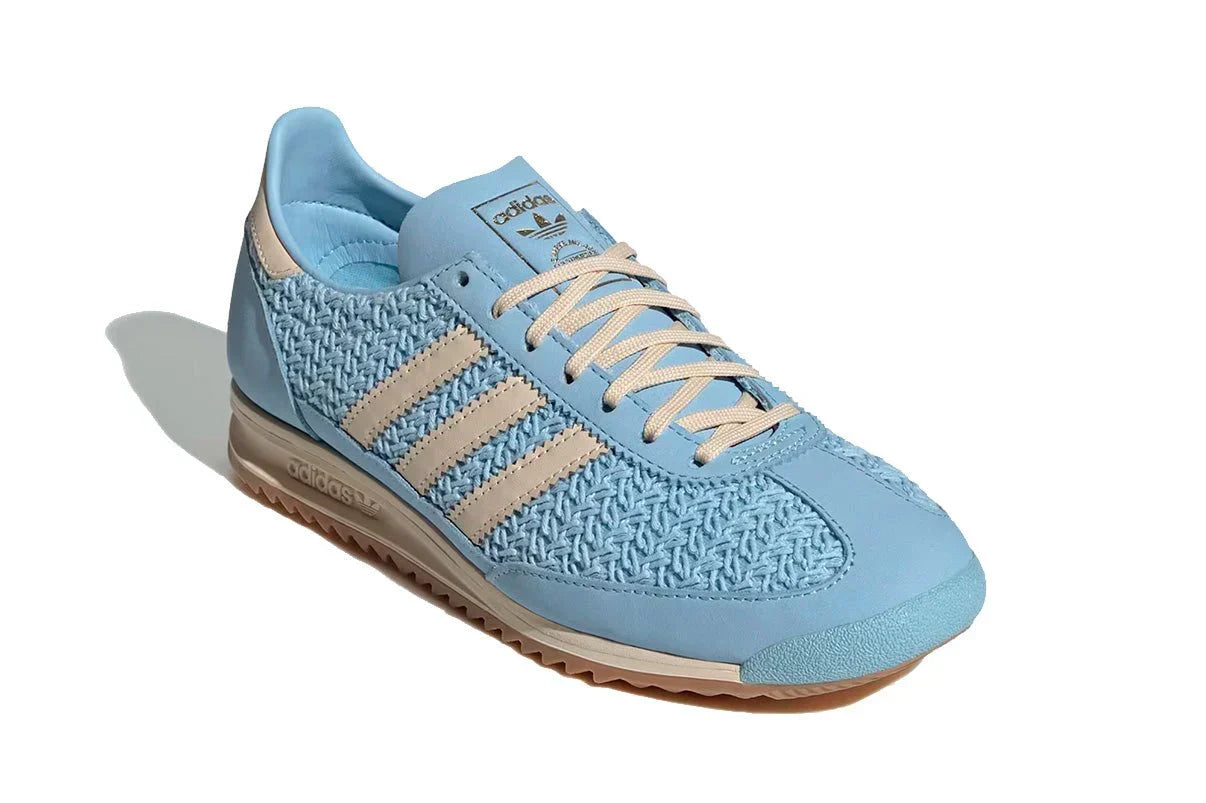 Tênis Adidas SL 72 OG Clear Sky Sand Strata Cream White Azul detalhe interno