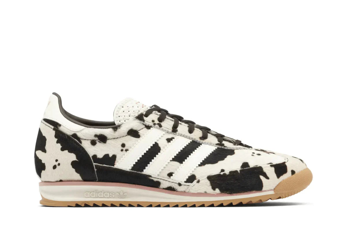 Tênis Adidas SL 72 Og Cow Print Bege vista lateral