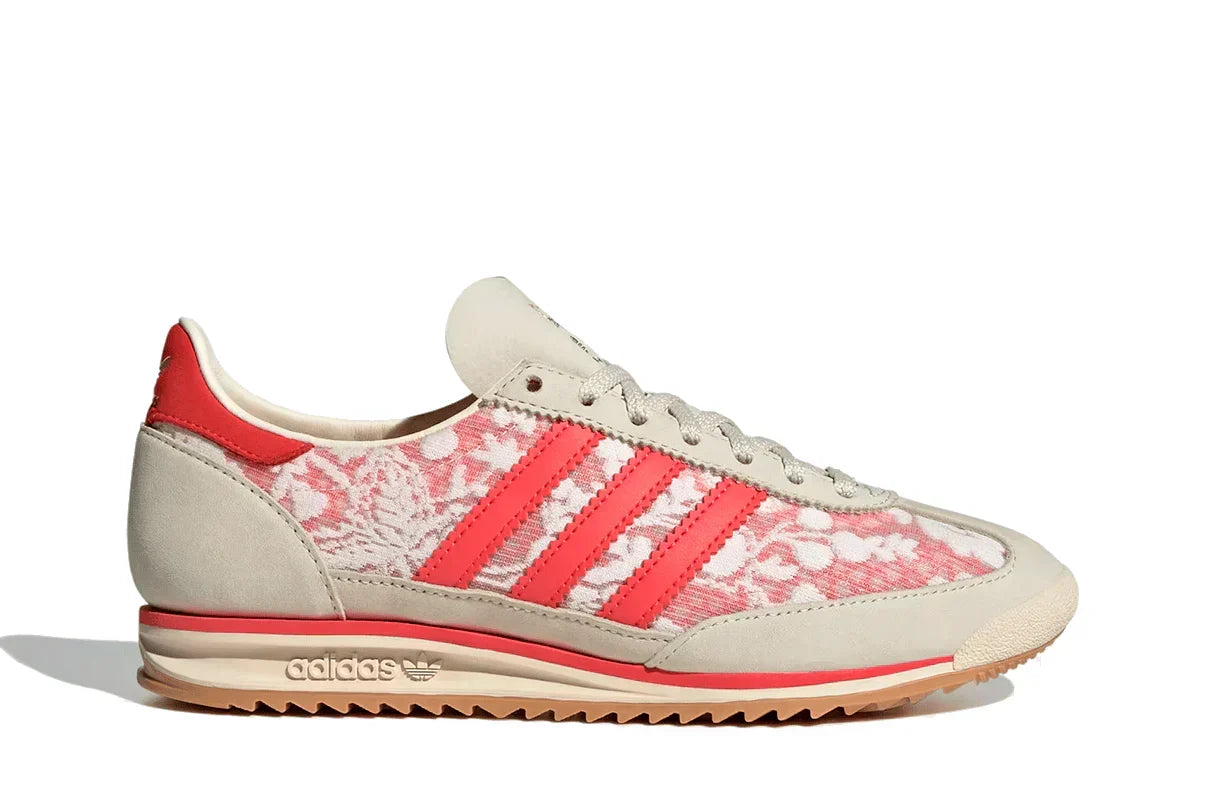 Tênis Adidas SL 72 OG Liberty London Better Scarlet Rosa vista superior