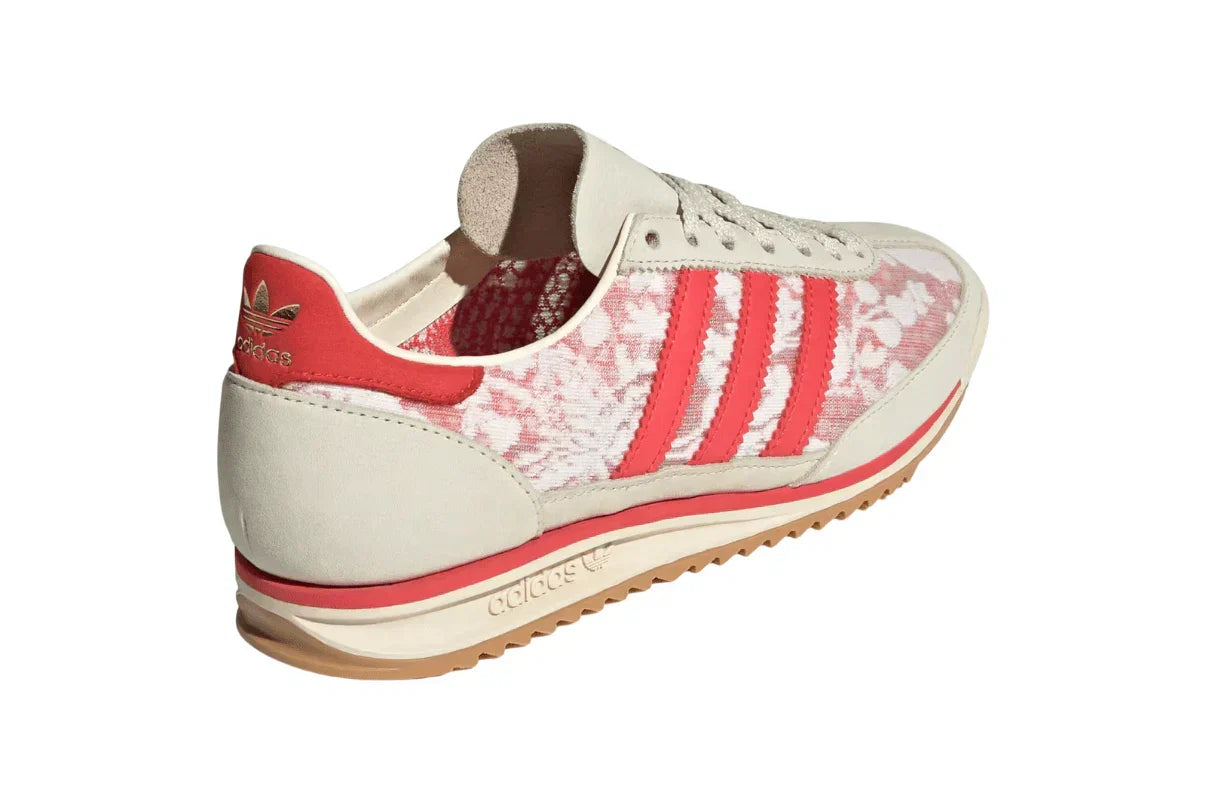 Tênis Adidas SL 72 OG Liberty London Better Scarlet Rosa vista traseira