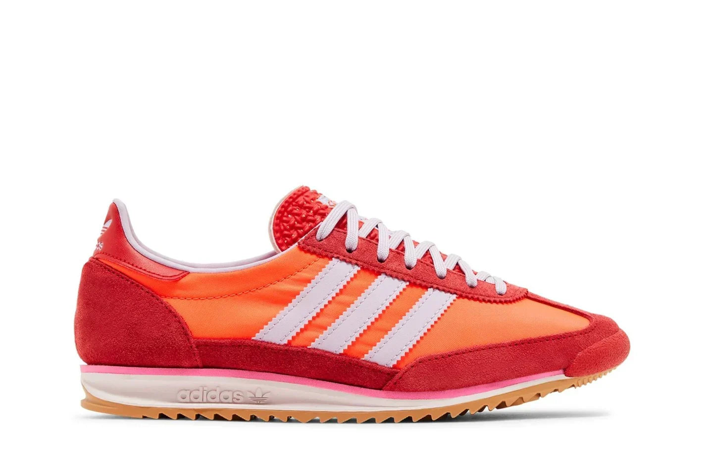 Tênis Adidas SL 72 Og Solar Red Lavander Vermelho vista superior