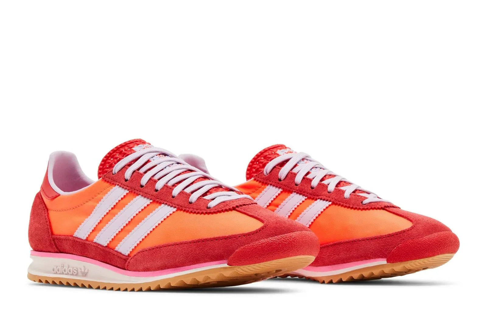 Tênis Adidas SL 72 Og Solar Red Lavander Vermelho detalhe lateral