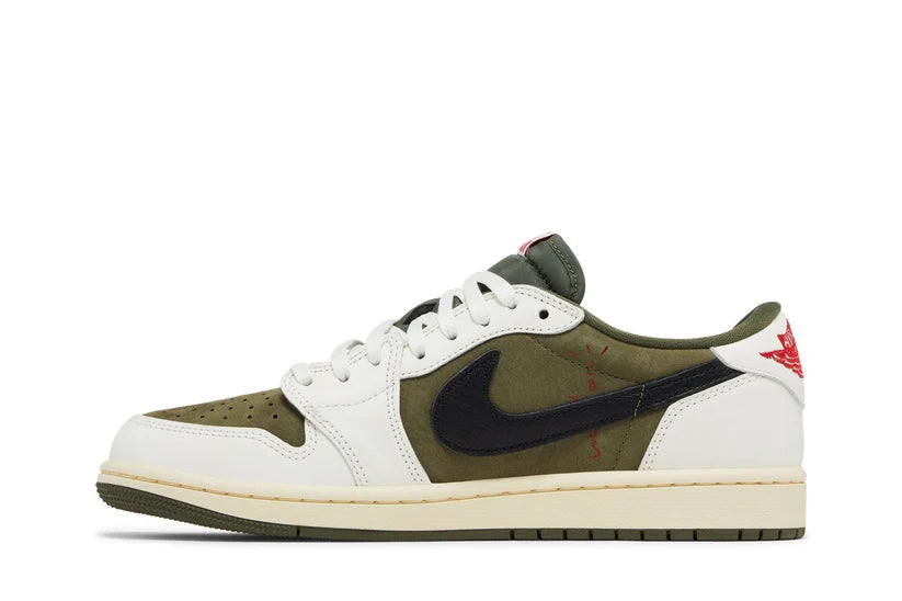 Nike Air Jordan 1 Low Og Sp x Travis Scott Medium Olive Verde