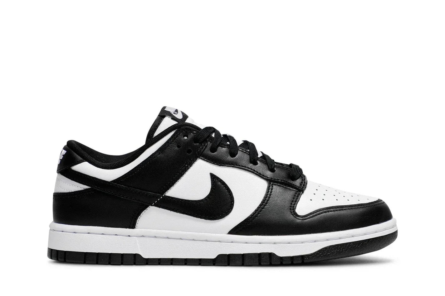Tênis Nike Dunk Low Black OG Panda Preto vista superior
