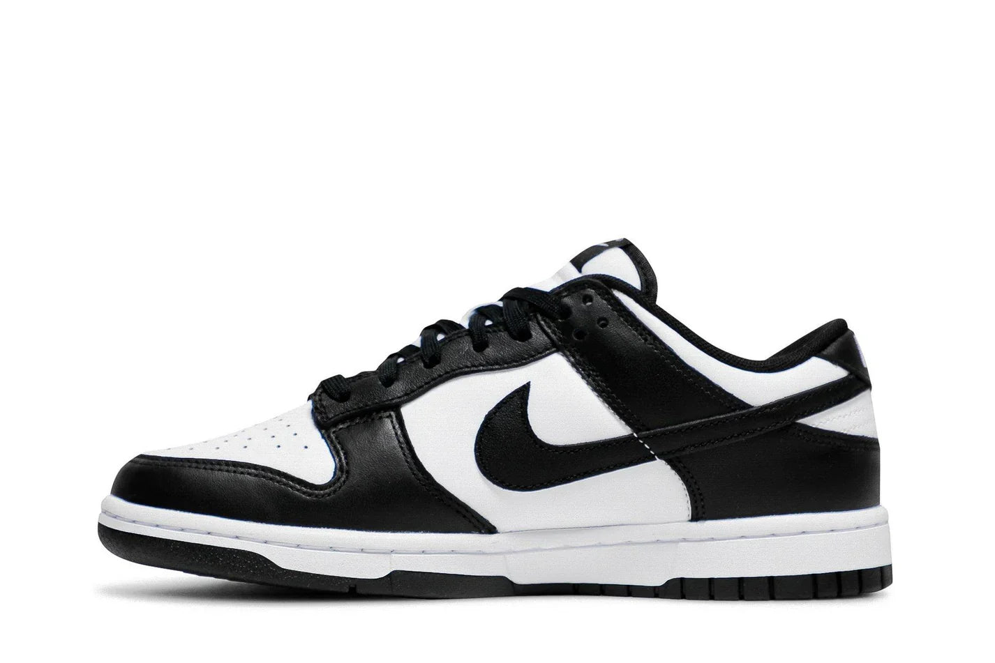 Tênis Nike Dunk Low Black OG Panda Preto detalhe do solado