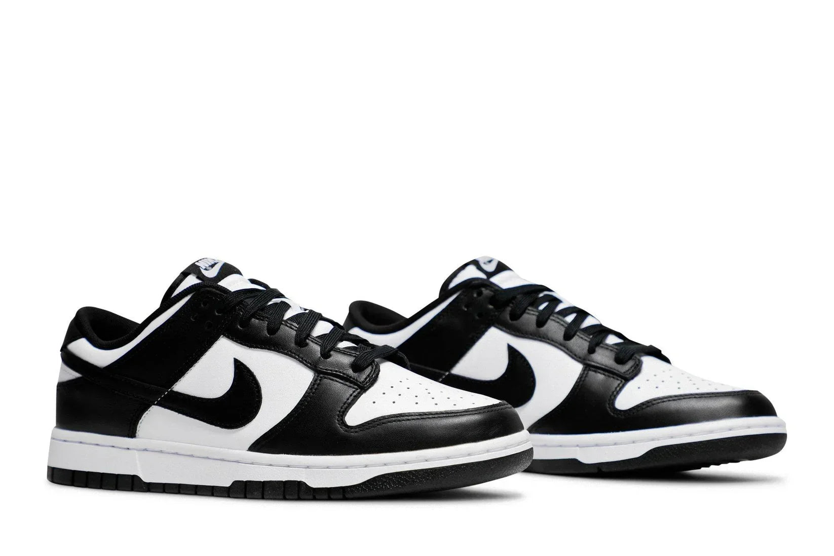Tênis Nike Dunk Low Black OG Panda Preto detalhe do material