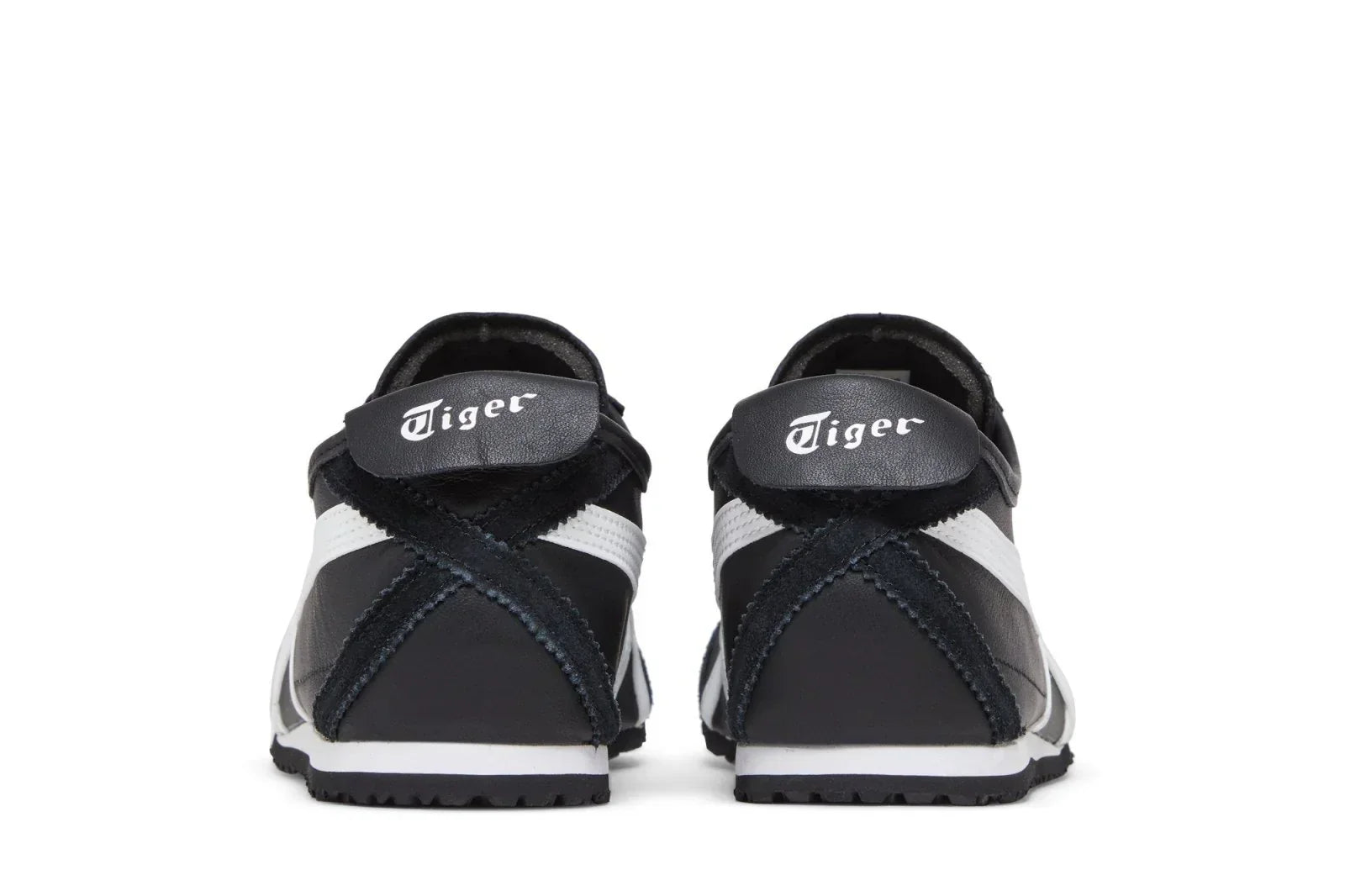 Tênis Onitsuka Tiger Mexico 66 Black and White Preto vista superior