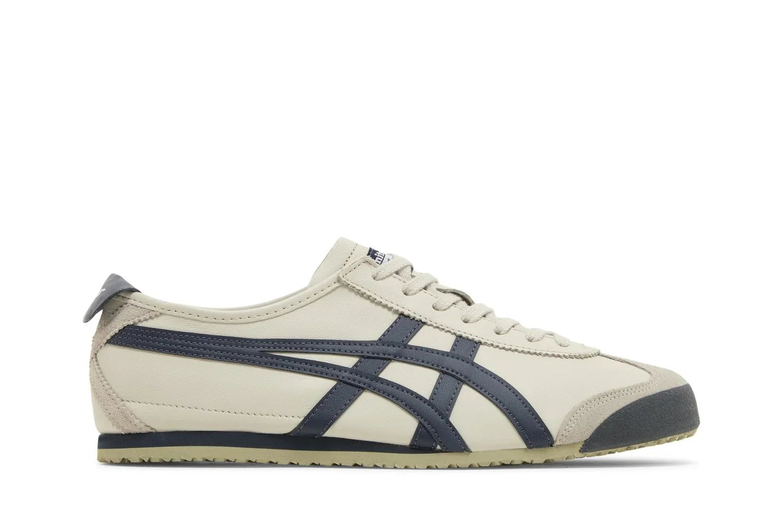 Tênis Onitsuka Tiger México 66 Brich Peacoat Bege vista superior