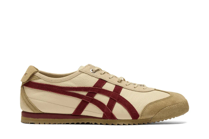 Tênis Onitsuka Tiger Mexico 66 SD Beige Beet Juice Bege vista lateral