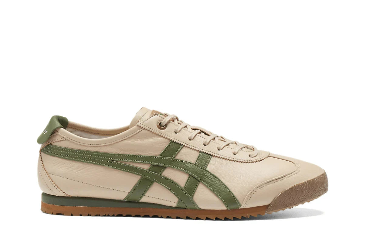 Tênis Onitsuka Tiger Mexico 66 SD Beige Green Bege vista lateral