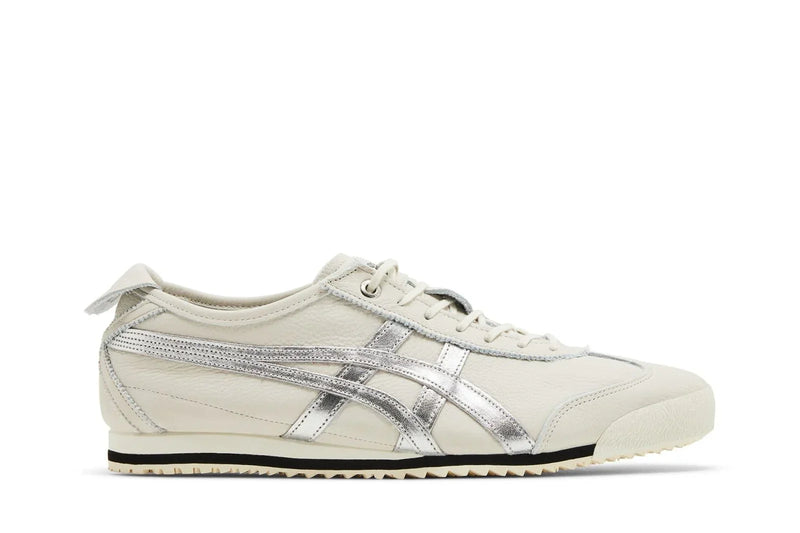 Tênis Onitsuka Tiger Mexico 66 SD Birch Silver Bege vista lateral