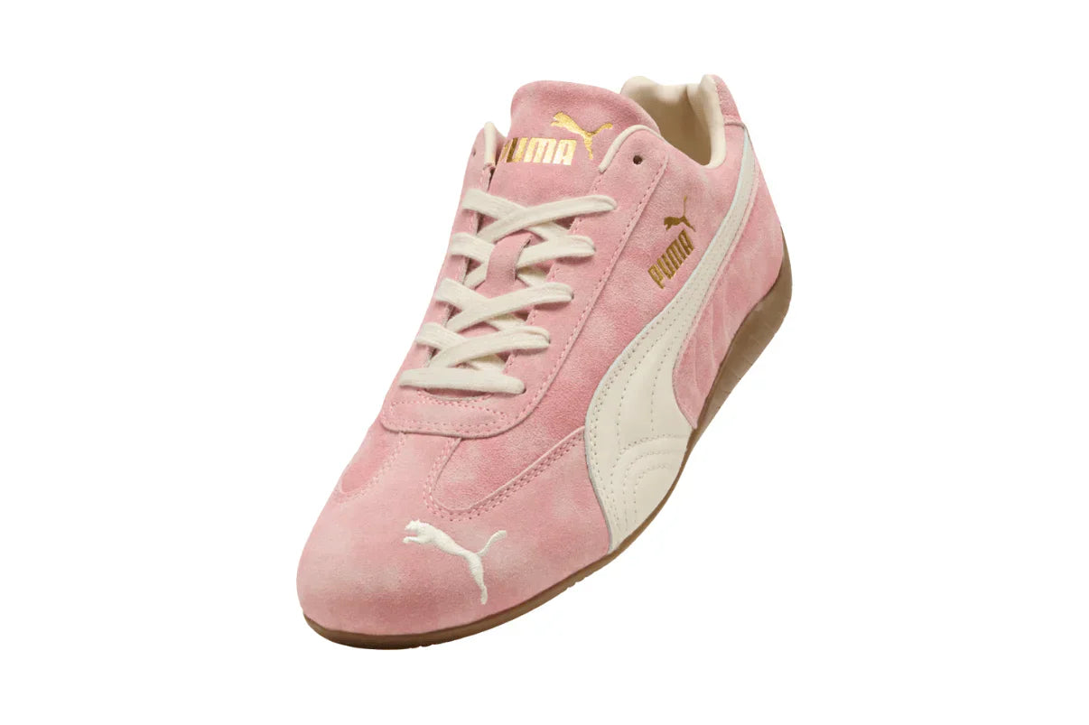 Tênis Puma Speedcat Faded Carnation Pink Alpine Snow Rosa detalhe do solado