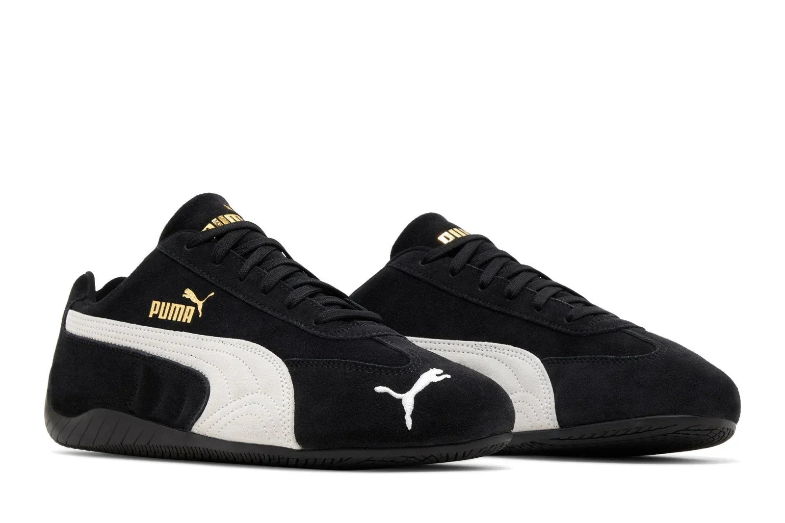 Tênis Puma Speedcat Og Black White Preto detalhe do material