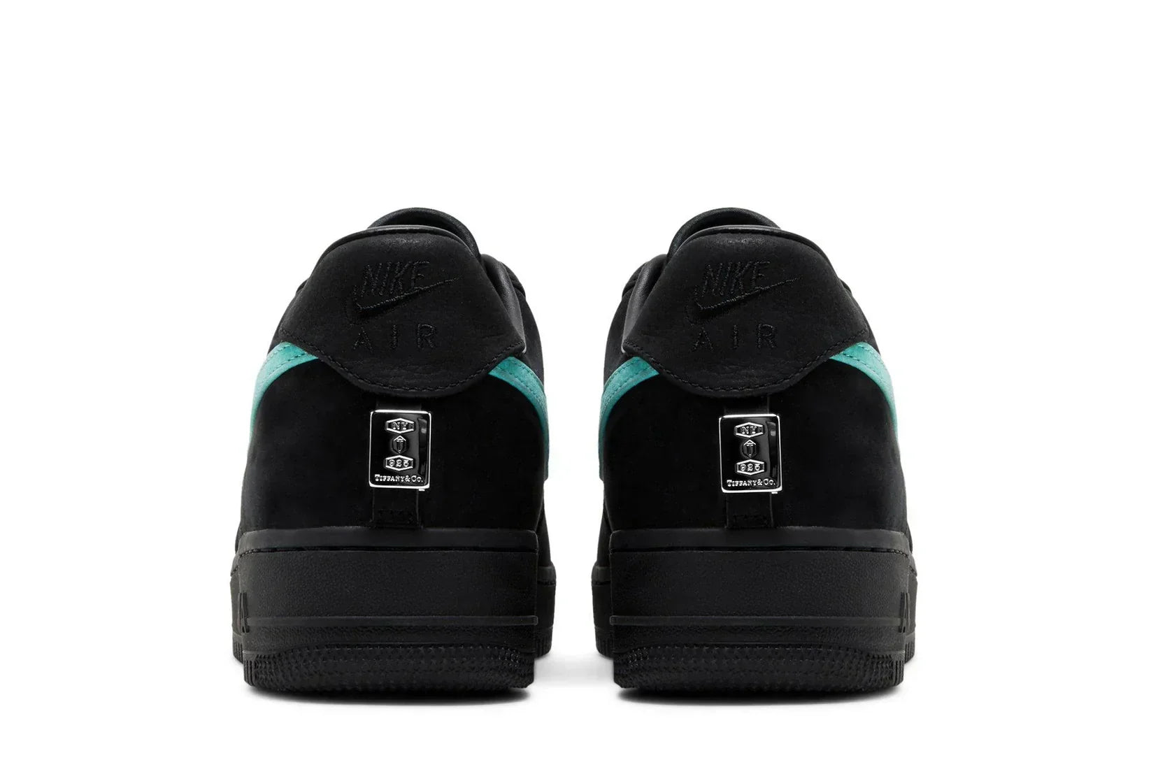 Tênis Tiffany & Co. x Nike Air Force 1 Low 1837 Preto vista traseira